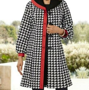 Houndstooth 2x light coat